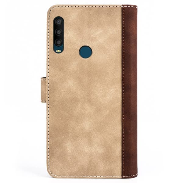 Tofarget lærdeksel for Alcatel 1SE (2020) - Gul Yellow