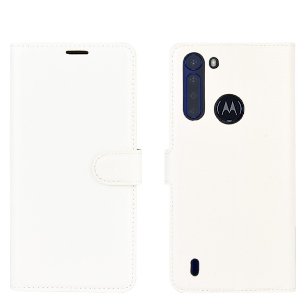 Classic Motorola One Fusion Flippetui - Hvit White