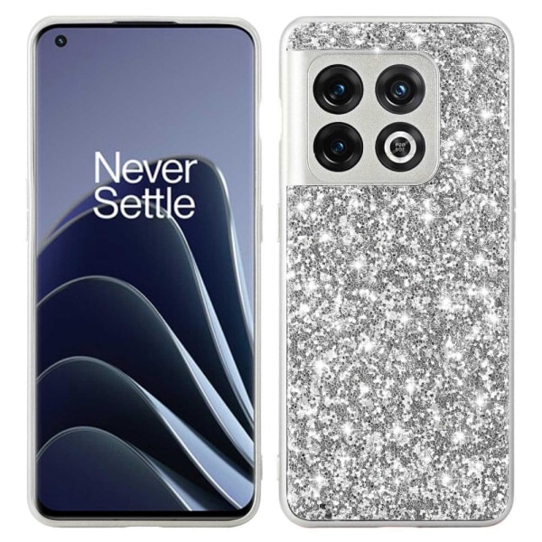 Glitter OnePlus 10 Pro skal - Silver/Grå Silvergrå