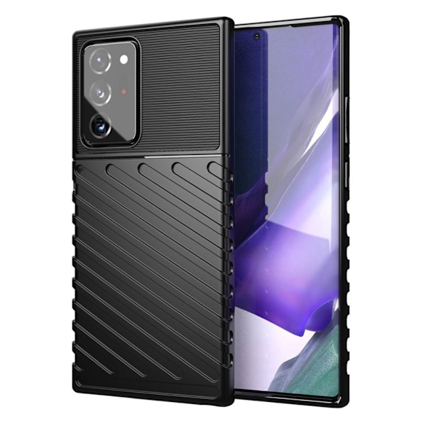 Thunder Samsung Galaxy Note 20 Ultra Etui - Svart Black