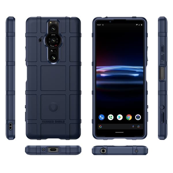 Rugged Shield Suojakotelo Sony Xperia Pro-I - Sininen Blue