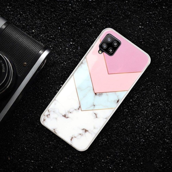 Marble design Samsung Galaxy A42 5G kotelot - Neljä Väriä Multicolor