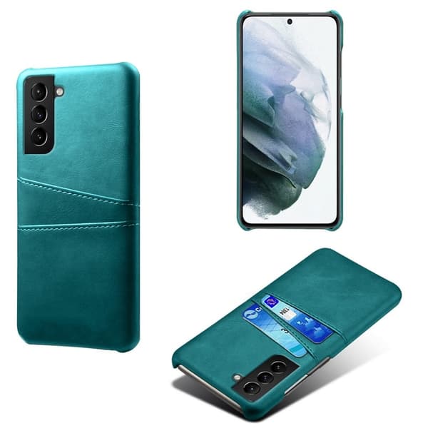 Dual Card Etui Samsung Galaxy S22 Plus - Grøn Green