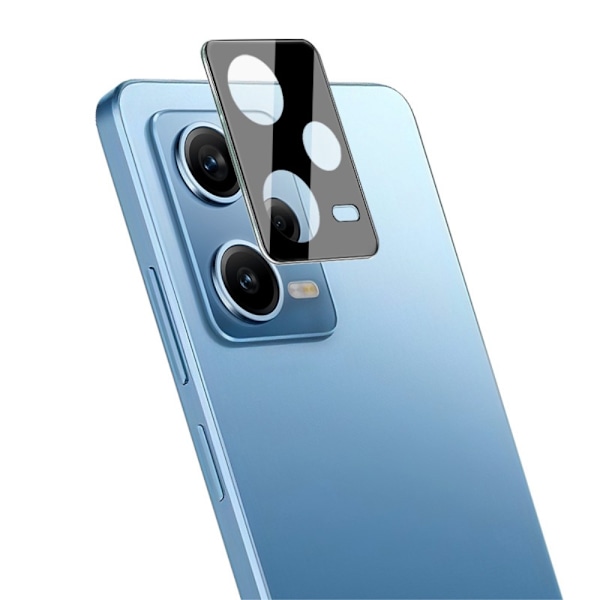 IMAK kameraskydd i glas med linsskydd i akryl för Xiaomi Redmi Note 12 Pro - Svart Upplaga Svart