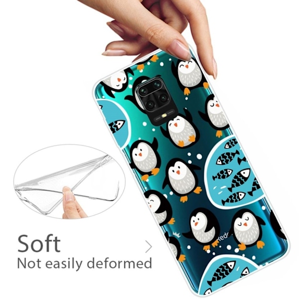 Deco Xiaomi Redmi Note 9 Pro / Xiaomi Redmi Note 9S / Xiaomi Redmi Note 9 Pro Max skal - Pingvin Svart