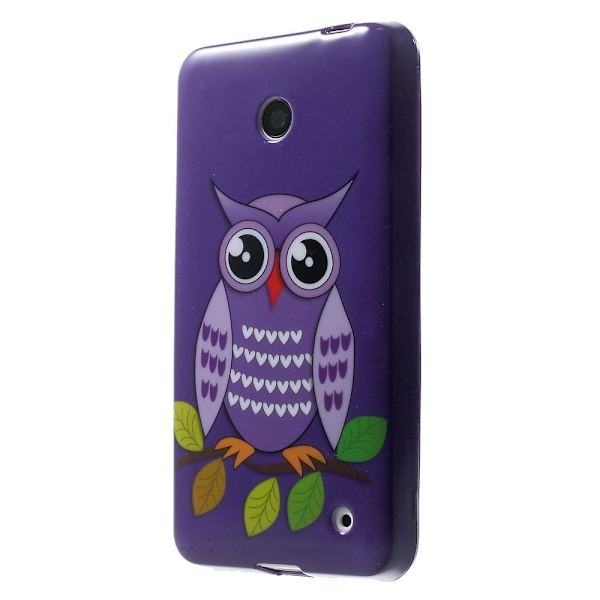 Westergaard Nokia Lumia 630 suojakuori - Violetti Söpö Pöllö Purple