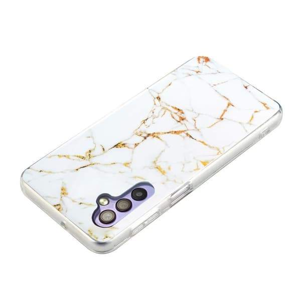 Marble Samsung Galaxy A34 5G Etui - Hvit White