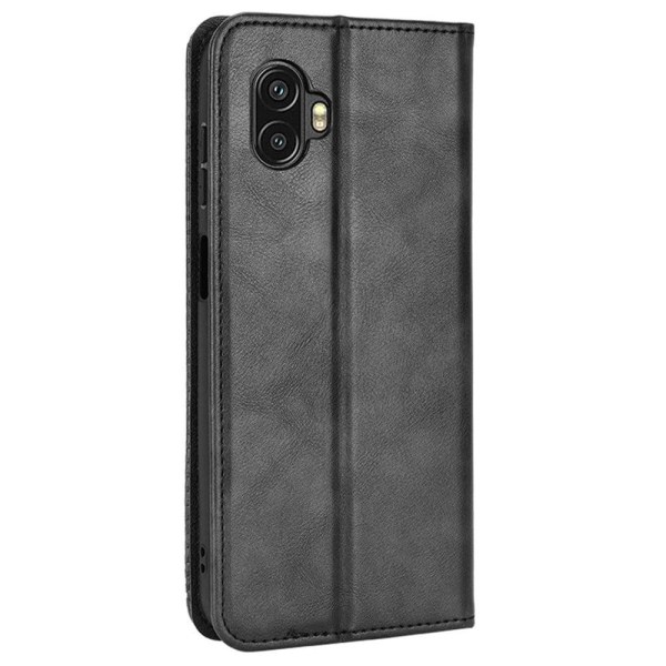Bofink Vintage Samsung Galaxy Xcover 6 Pro leather case - Black Black