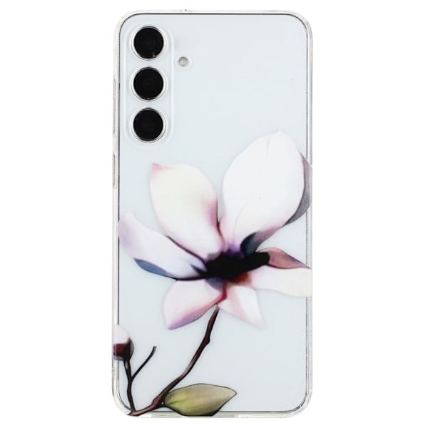 Deco Samsung Galaxy S24 Plus skal - Vit Blomma Vit