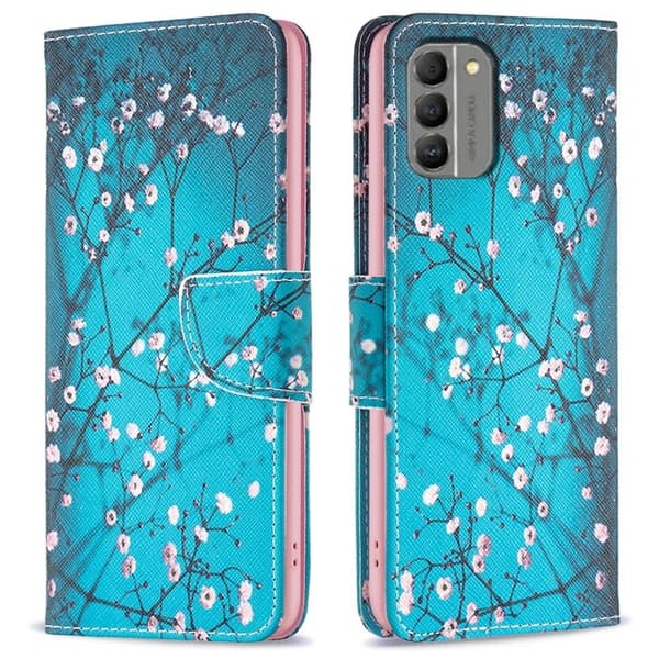 Wonderland Nokia G310 Läppäkotelo - Plum Blossom Blue