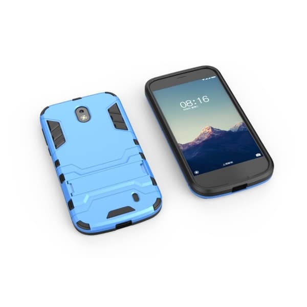 Nokia 1 kickstand kombinationsfodral - Baby Blå Blå