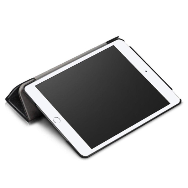 iPad Mini (2019) tri-fold nahkainen suojakotelo - Musta Black