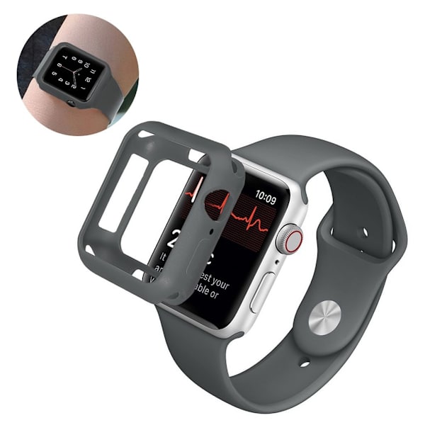 Apple Watch Series 5 44mm holdbart bumper frame - Grå Silver grey