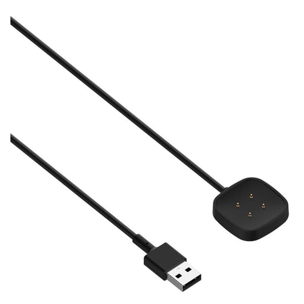 30cm Fitbit Sense / Versa 3 laddningsdocka för vagga Svart