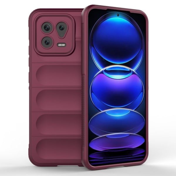 Mjukt greppformat Xiaomi 13 skal - Röd Röd