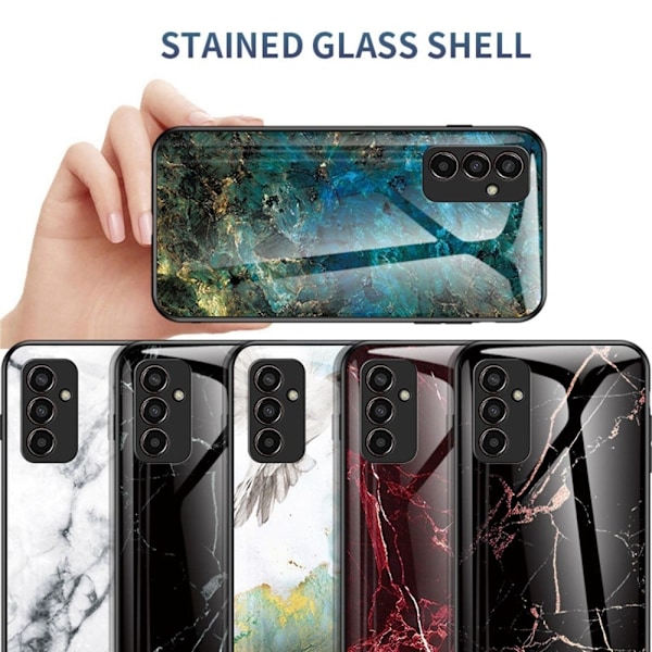 Fantasy Marble Samsung Galaxy M13 4g Cover - Gold Sort Marmor Black