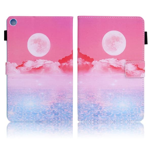 Samsung Galaxy Tab A 8.0 (2019) elegant  læder flip etui - Afterglow Pink