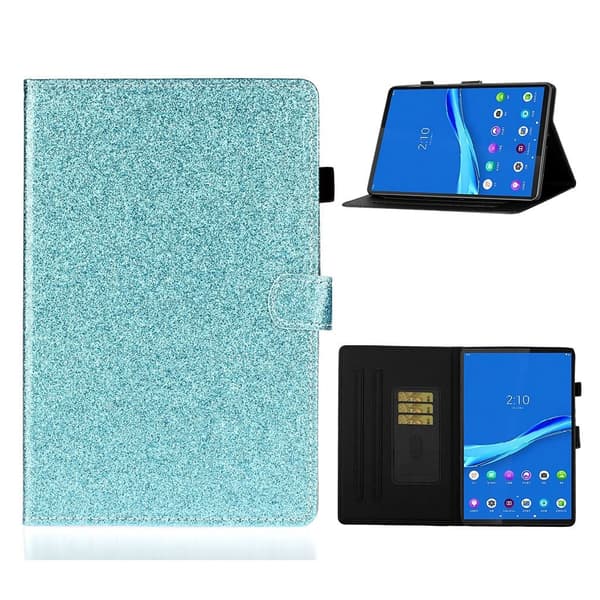 Lenovo Tab M10 / M10 FHD Plus Flash Pulver Theme Lær Etui - Grønn Green