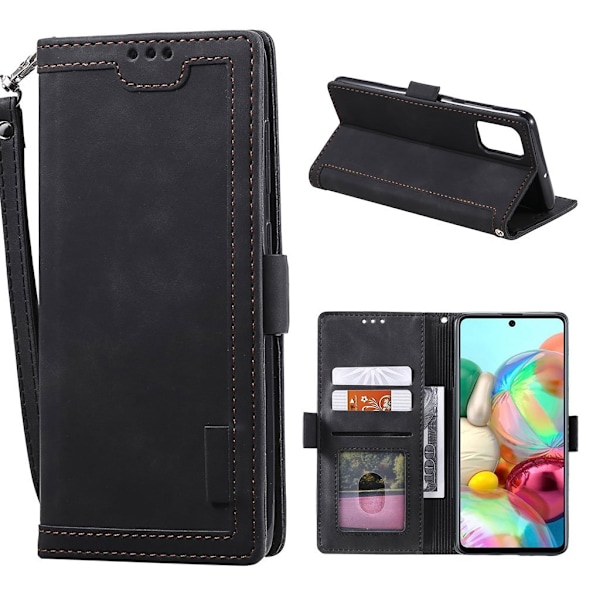 Surburbian Samsung Galaxy A71 flip etui - Sort Black
