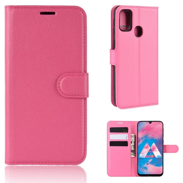 Classic Samsung Galaxy M21 / M30s Flippetui - Rose Pink