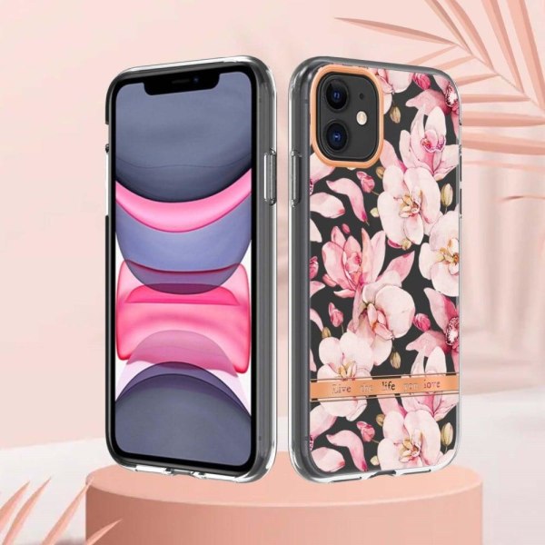 Erittäin ohut ja kestävä pehmeäkantinen iPhone 11 -puhelin - Vaaleanpunainen Gardenia Pink