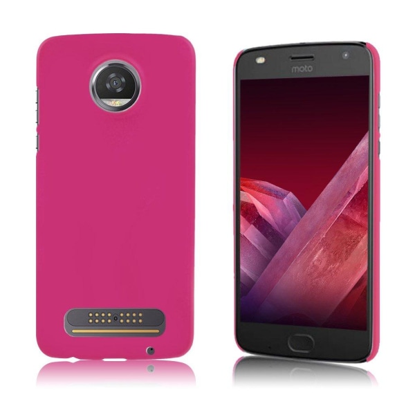 Motorola Moto Z2 Play Modernt enfärgat skal - Rosa Rosa