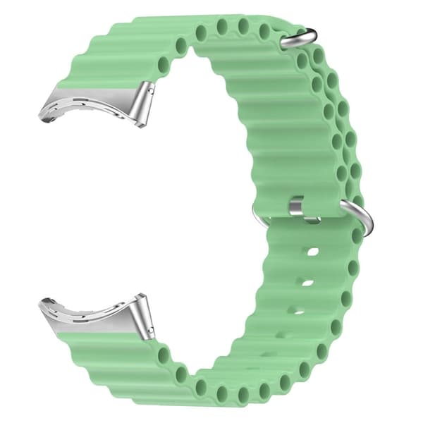 Google Pixel Watch silikoninen ranneke - Vaaleanvihreä Green