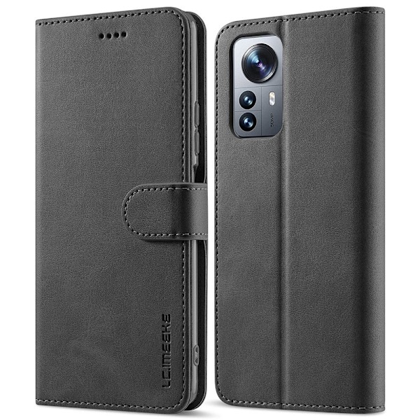LC.IMEEKE Xiaomi 12X / Xiaomi 12 flip etui - Sort Black
