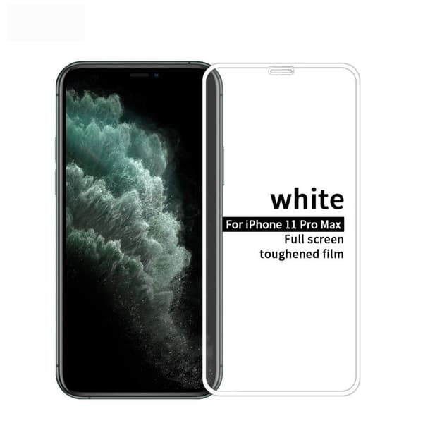 Mofi 2.5d Herdet Glass For iPhone 11 Pro Max - Hvit White