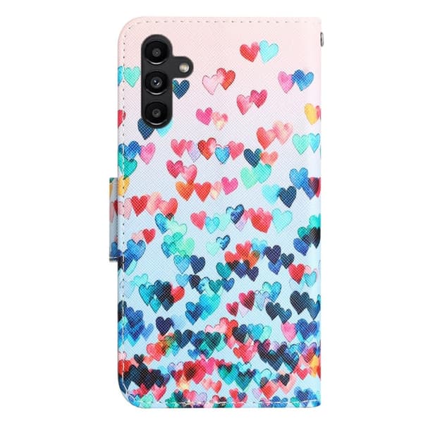 Wonderland Samsung Galaxy A24 4G Flippetui - Love Hjerte Multicolor