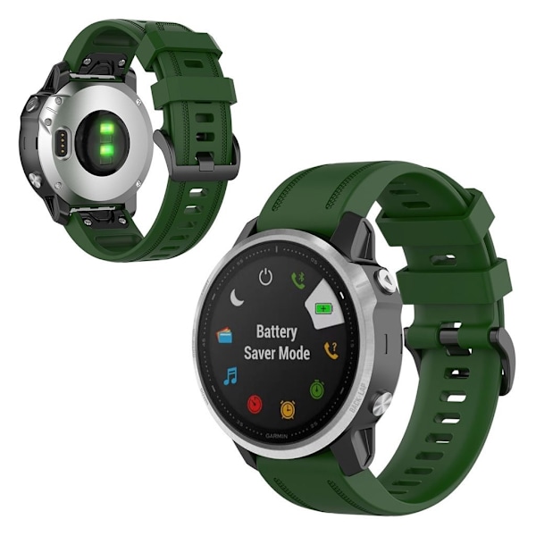 Garmin Fenix 6S hållbar klockarmband - army grön Grön