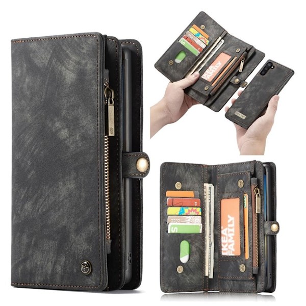 CaseMe Samsung Galaxy Note 10 2in1 Etui - Sort Black