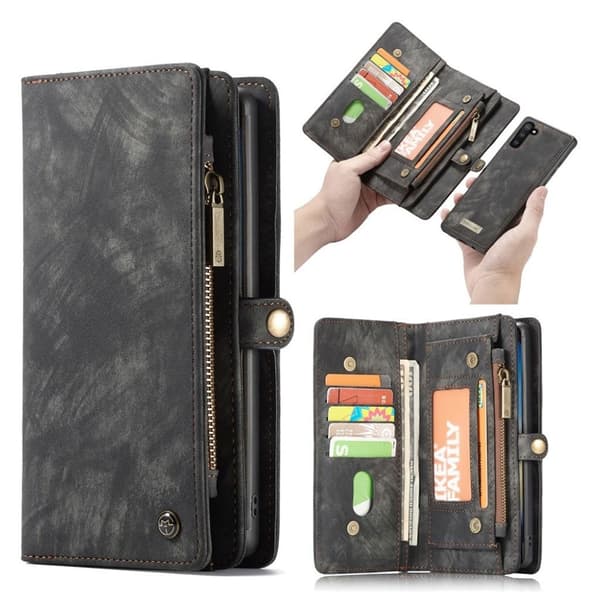 CaseMe Samsung Galaxy Note 10 2in1 Etui - Svart Black