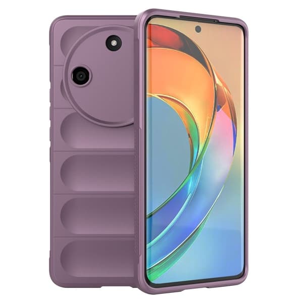 Blødt grebsformet cover til Honor X50 - Lilla Purple