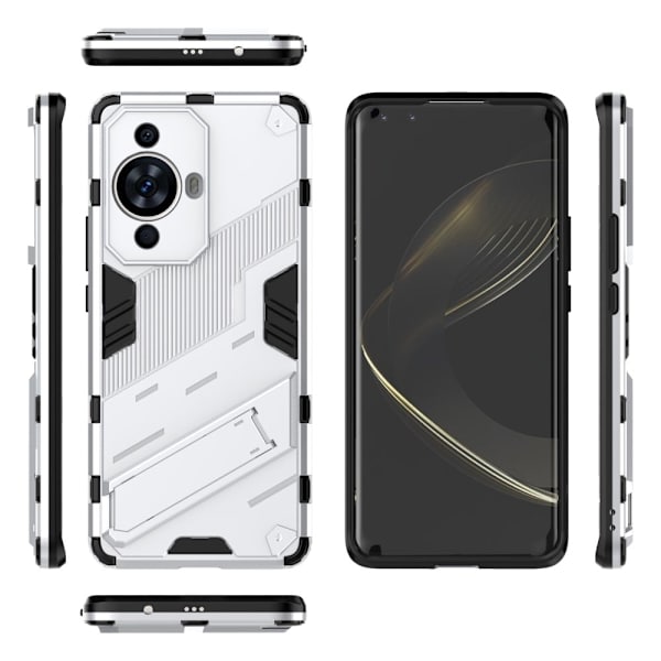Stöttåligt Huawei Nova 11 hybridskal - Vit Vit
