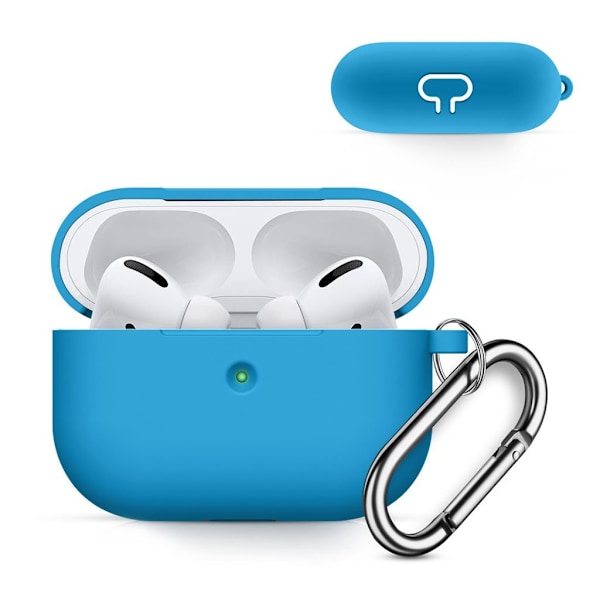 AirPods Pro tjockt silikonfodral - Blå Blå