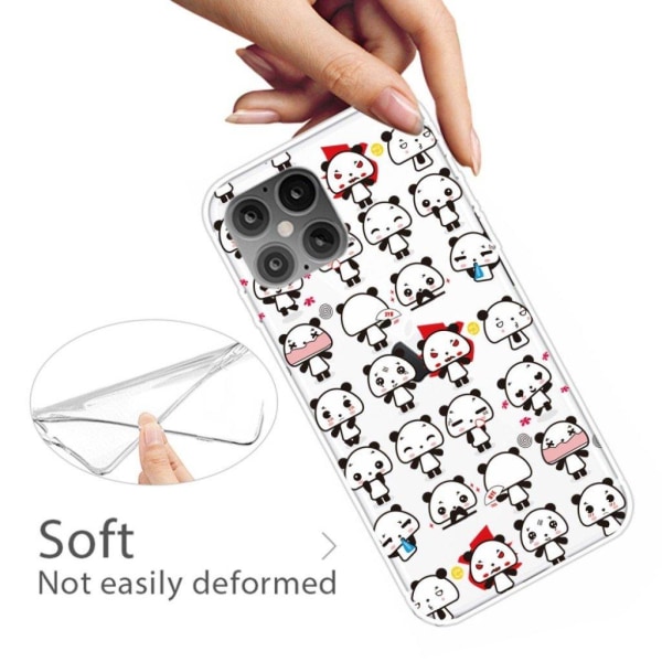 Deco iPhone 12 Pro Max skal - Liten Panda Vit