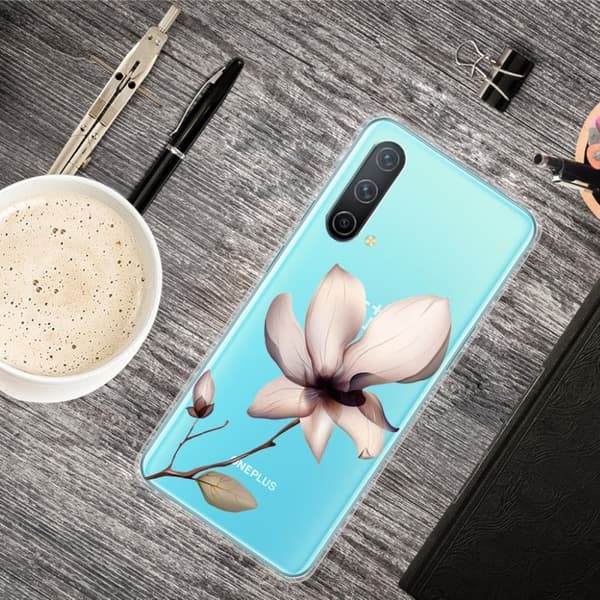 Deco OnePlus Nord CE 5G skal - Lilja Vit
