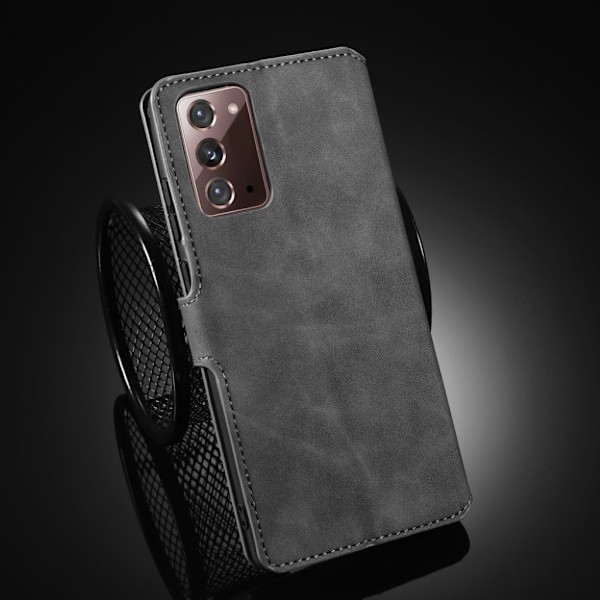 DG.MING Samsung Galaxy Note 20 retrokuoret - Harmaa Silver grey