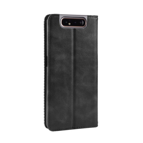 Bofink Vintage läder Samsung Galaxy A80 fodral - Svart Svart