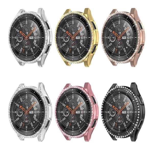 Samsung Galaxy Watch 4 Classic (42mm) strassdekorationsfodral - Guld Guld