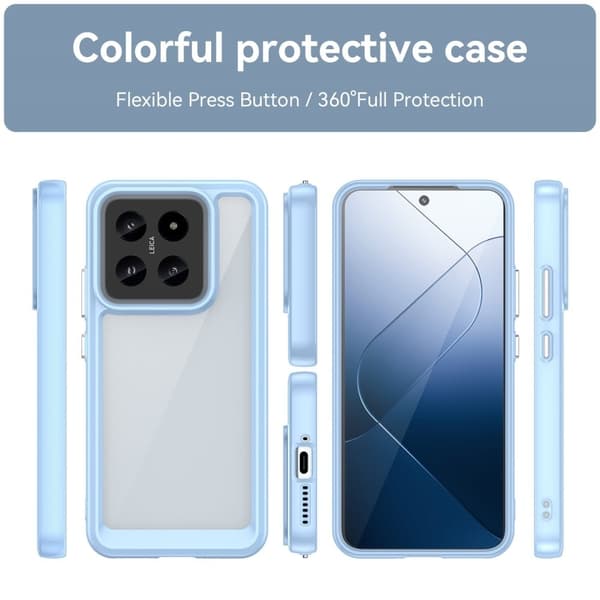 Xiaomi 14 smart akryldeksel - Blå Blue