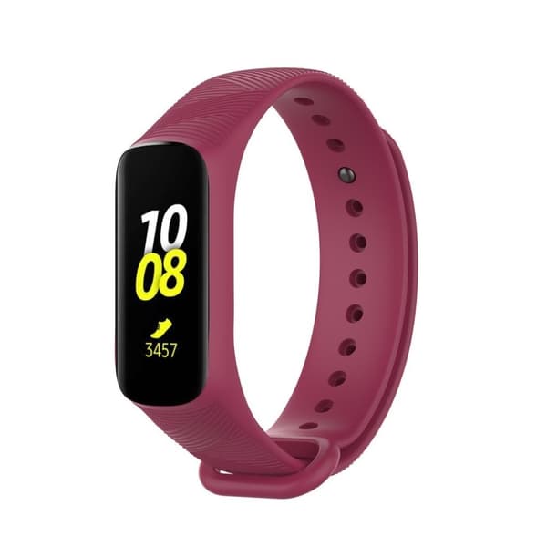 Samsung Galaxy Fit e twill design silikone Urrem - Rød Red