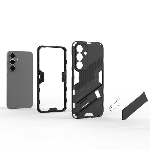 Stødsikkert moderne Samsung Galaxy A36 hybridcover - Hvid White