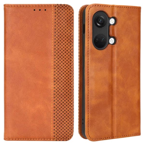 Bofink Vintage OnePlus Ace 2v Læder Etui - Brun Brown
