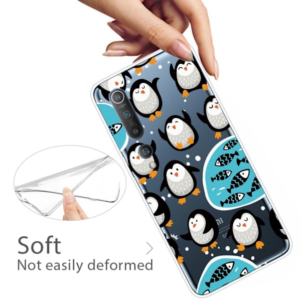 Deco Xiaomi Mi 10 Pro Cover - Pingvin Multicolor