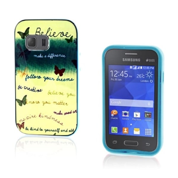 Westergaard Samsung Galaxy Young 2 Cover - Sommerfugle Og Citat Multicolor