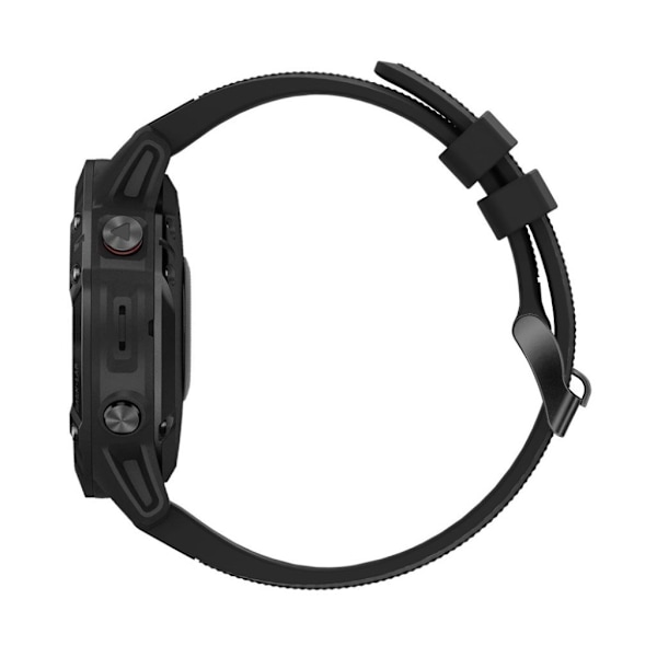 Garmin Fenix 5 silikoninen kellonauha - Musta Black