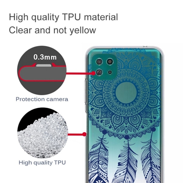 Deco Samsung Galaxy A22 5G skal - Drömfångare Blå