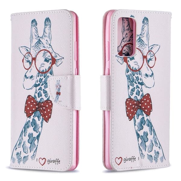 Wonderland Samsung Galaxy Note 20 Flippetui - Sjiraff Silver grey